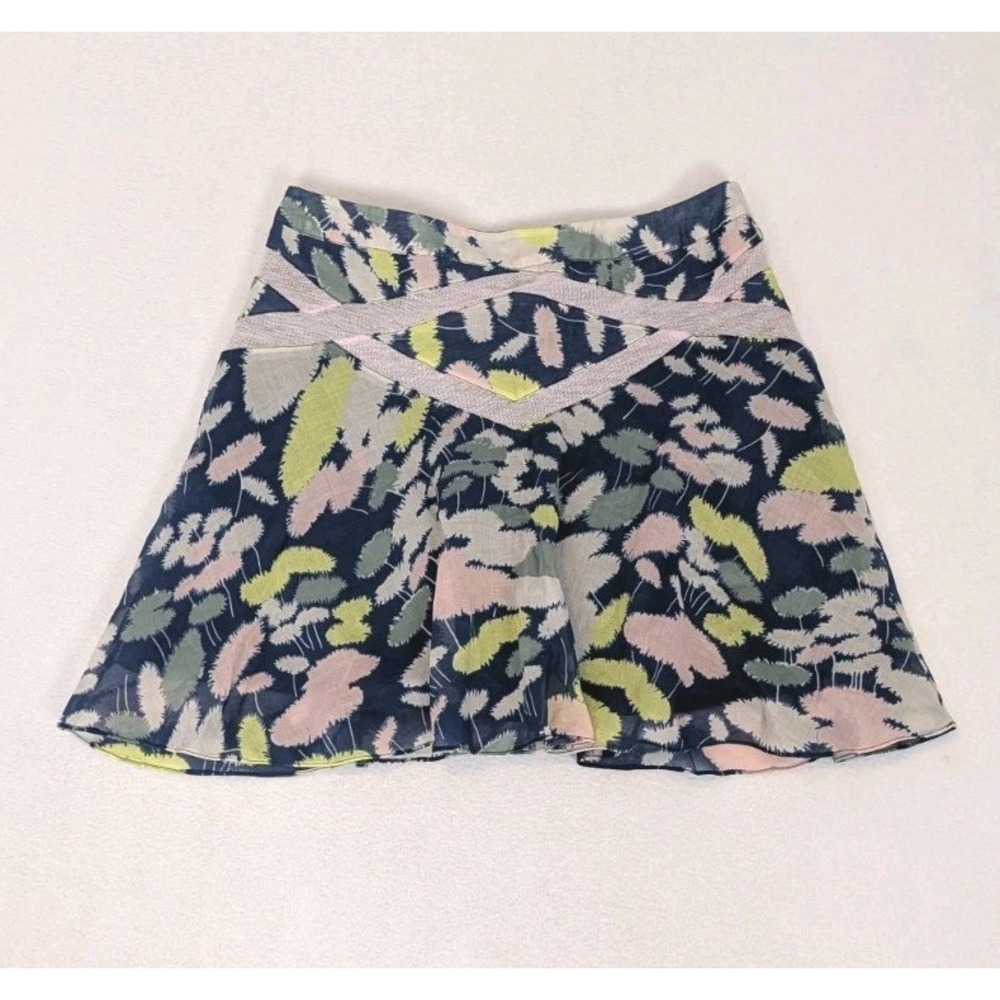 Charlotte Ronson Mini Skirt Size 2 Flowy Layered Light Weight 17.5" Long NWOT